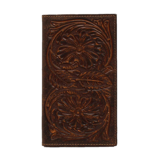 Ariat® Men's Floral Embossed Rodeo Wallet A3524602