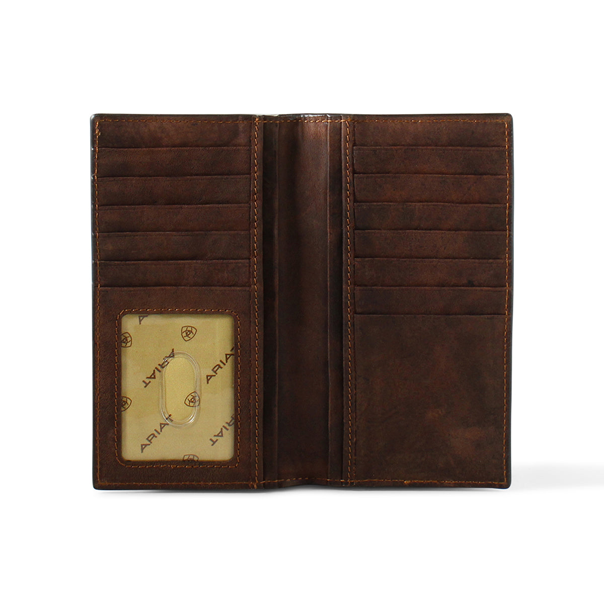 Ariat Men's Rodeo Logo Brown Wallet A3551602