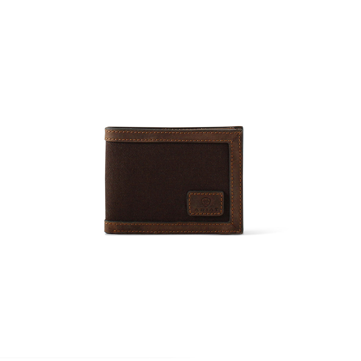 Ariat Men's Logo Brown Bifold Wallet A3551802