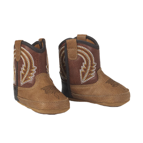 Ariat Infant Boy's Lil Stompers Evan Brown Western Boots A442002602