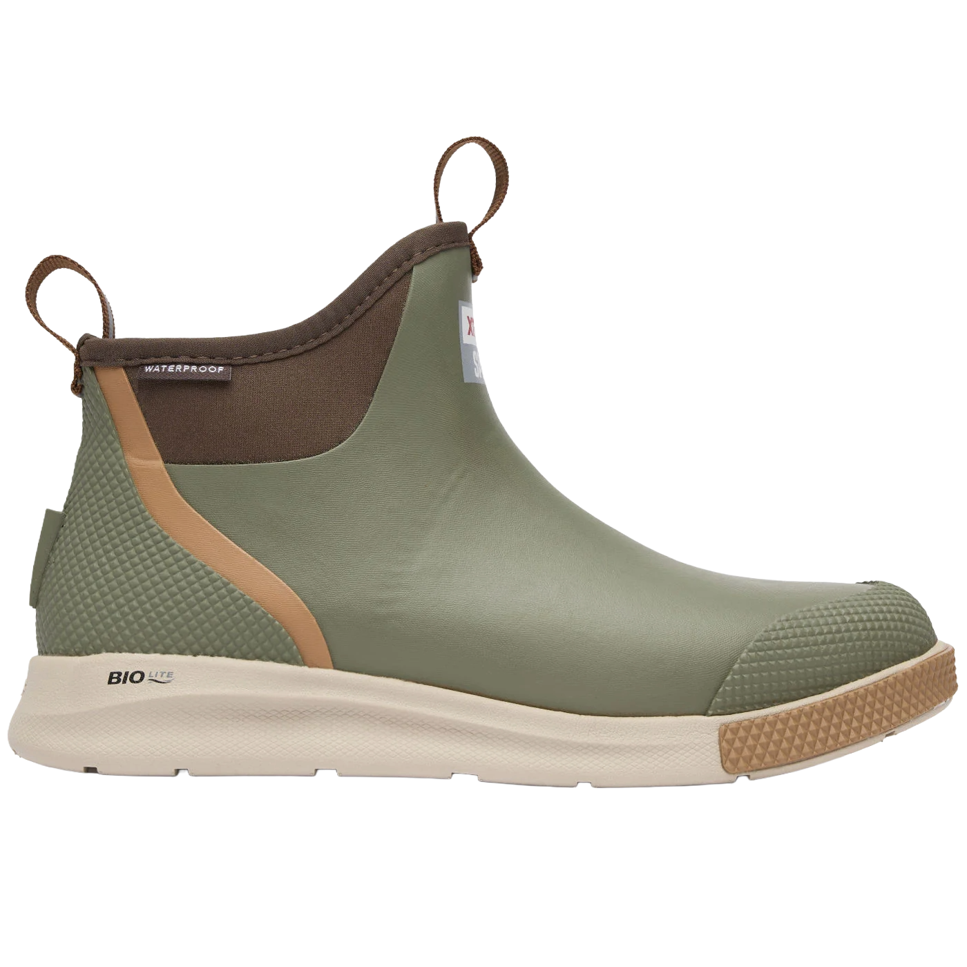 XTRATUF Men's Olive Green Sport Ankle Deck Boot ADSM300