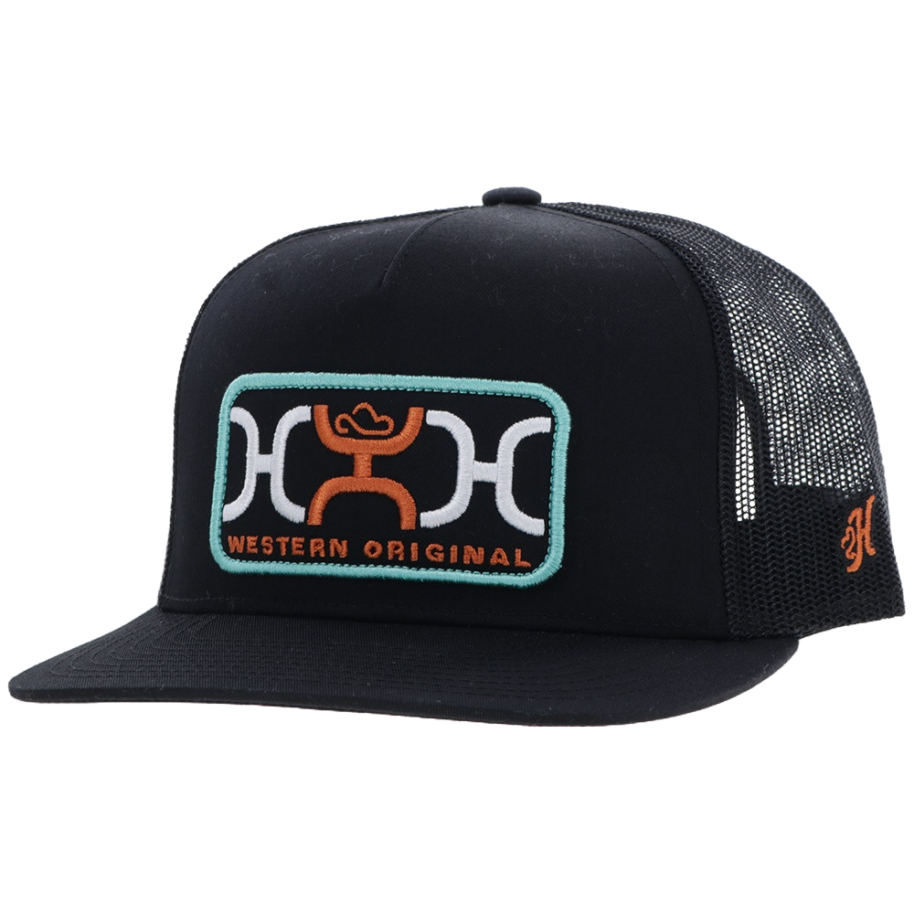 Hooey Men's Loop Black 5 Panel Trucker Hat 2559T-BK