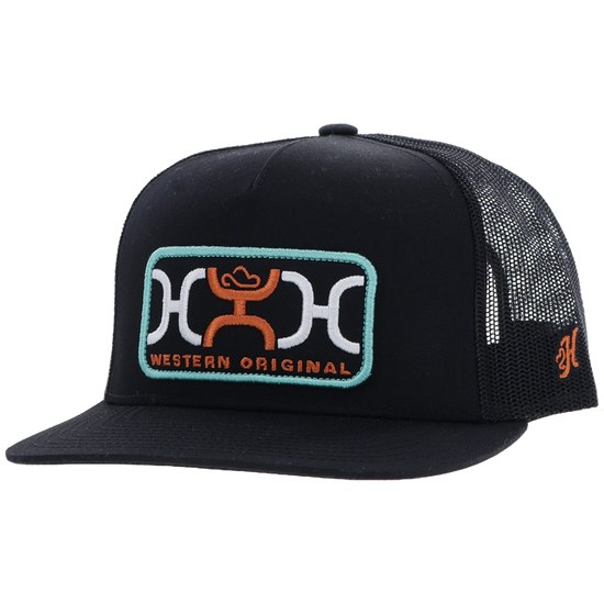 Hooey Men's Loop Black 5 Panel Trucker Hat 2559T-BK