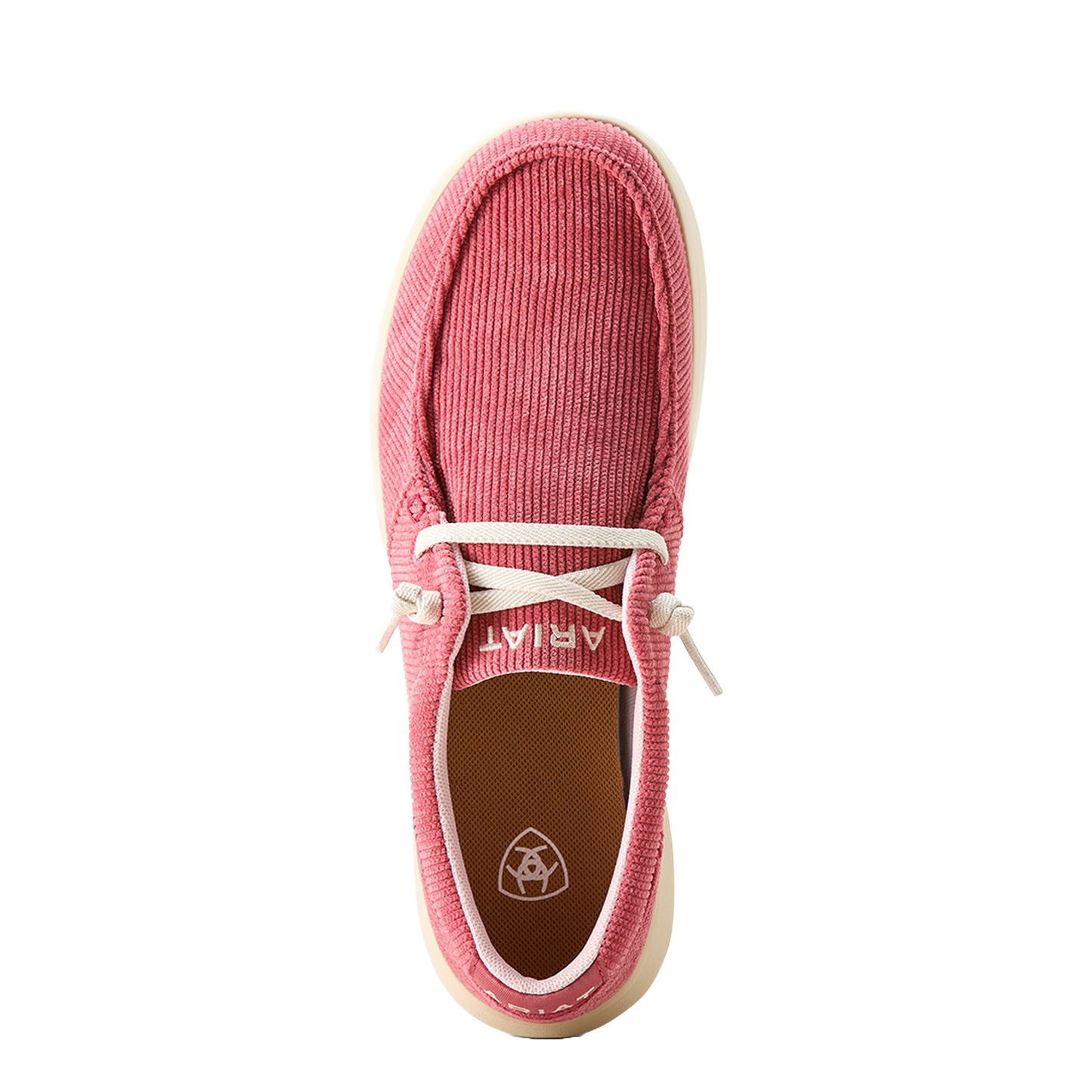 Ariat Ladies Hilo Pink Corduroy Shoe 10053701