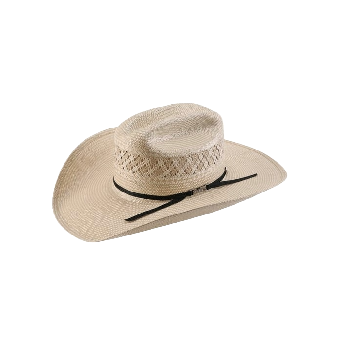 American Hat Co. Natural Straw With Black Band Western Hat  display picture 3
