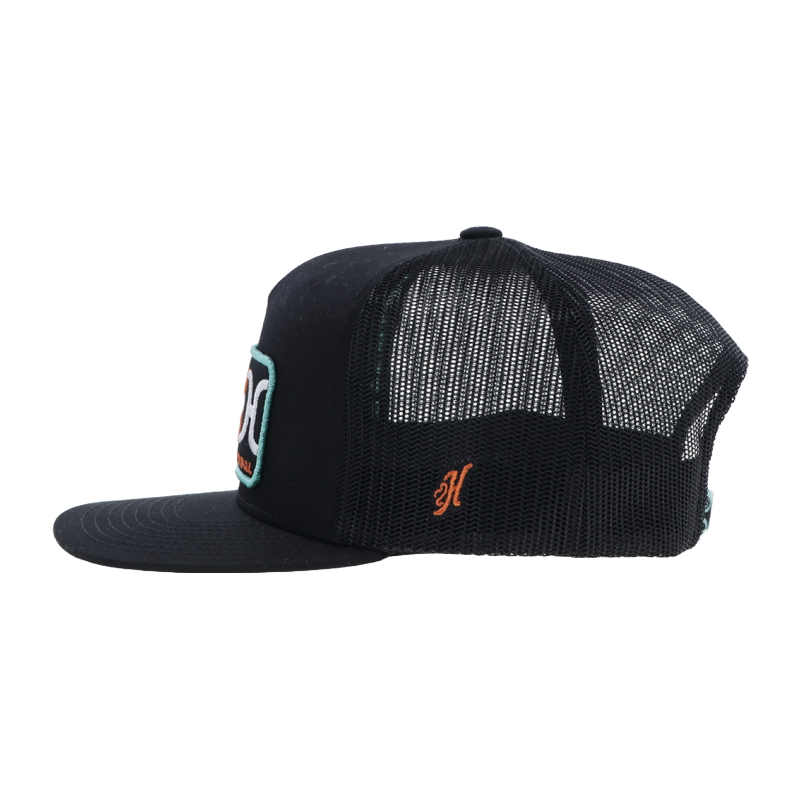 Hooey Men's Loop Black 5 Panel Trucker Hat 2559T-BK