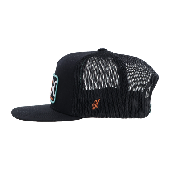 Hooey Men's Loop Black 5 Panel Trucker Hat 2559T-BK