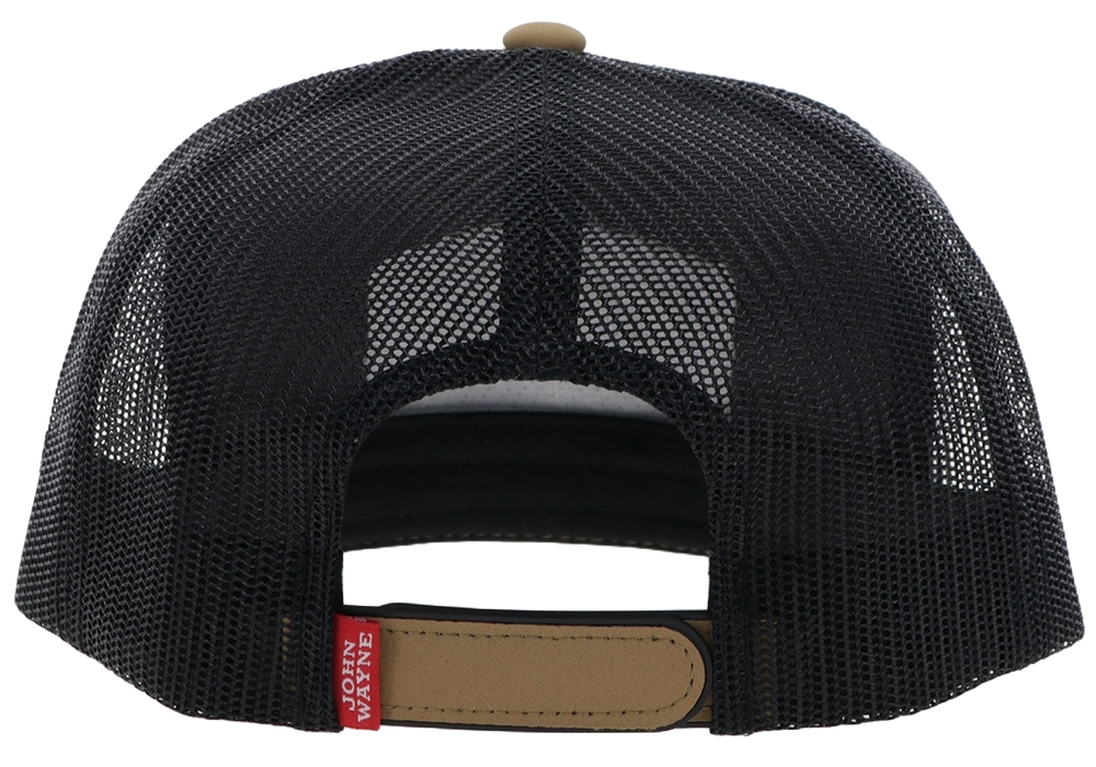 Hooey Men's Big Mouth Don't Make A Big Man Tan Trucker Cap 2567T-TNBK