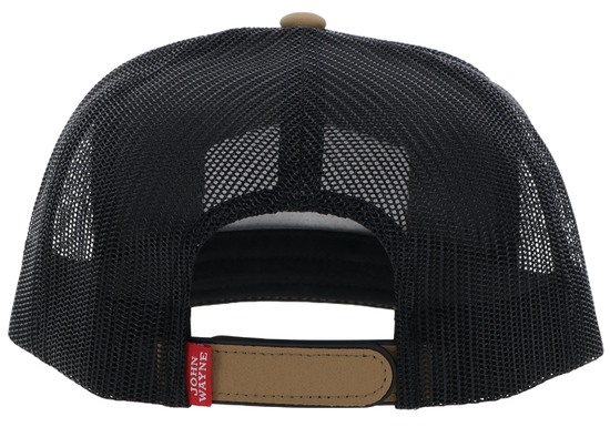 Hooey Men's Big Mouth Don't Make A Big Man Tan Trucker Cap 2567T-TNBK