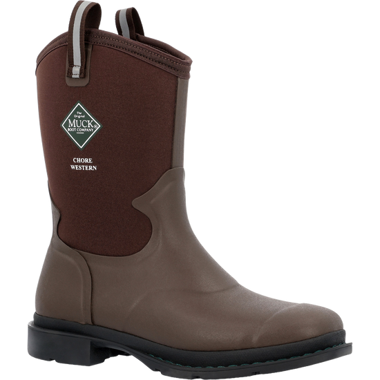 Muck Boot Company Ladies 12" Brown Chore Western Mid Boot MCHWW90