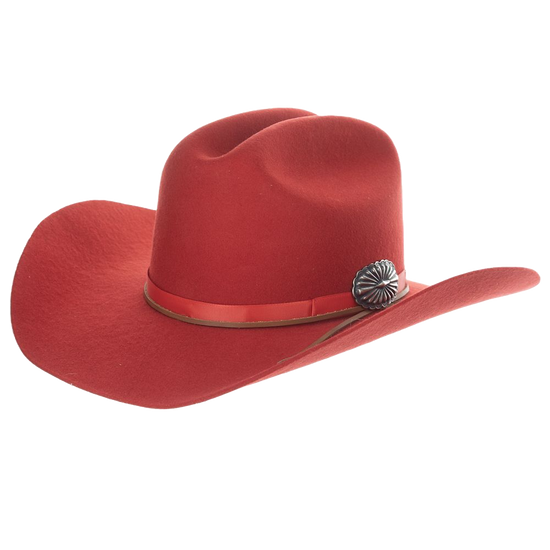Justin Ladies Wyoming Red Wool Felt Hat JUS11674-RED