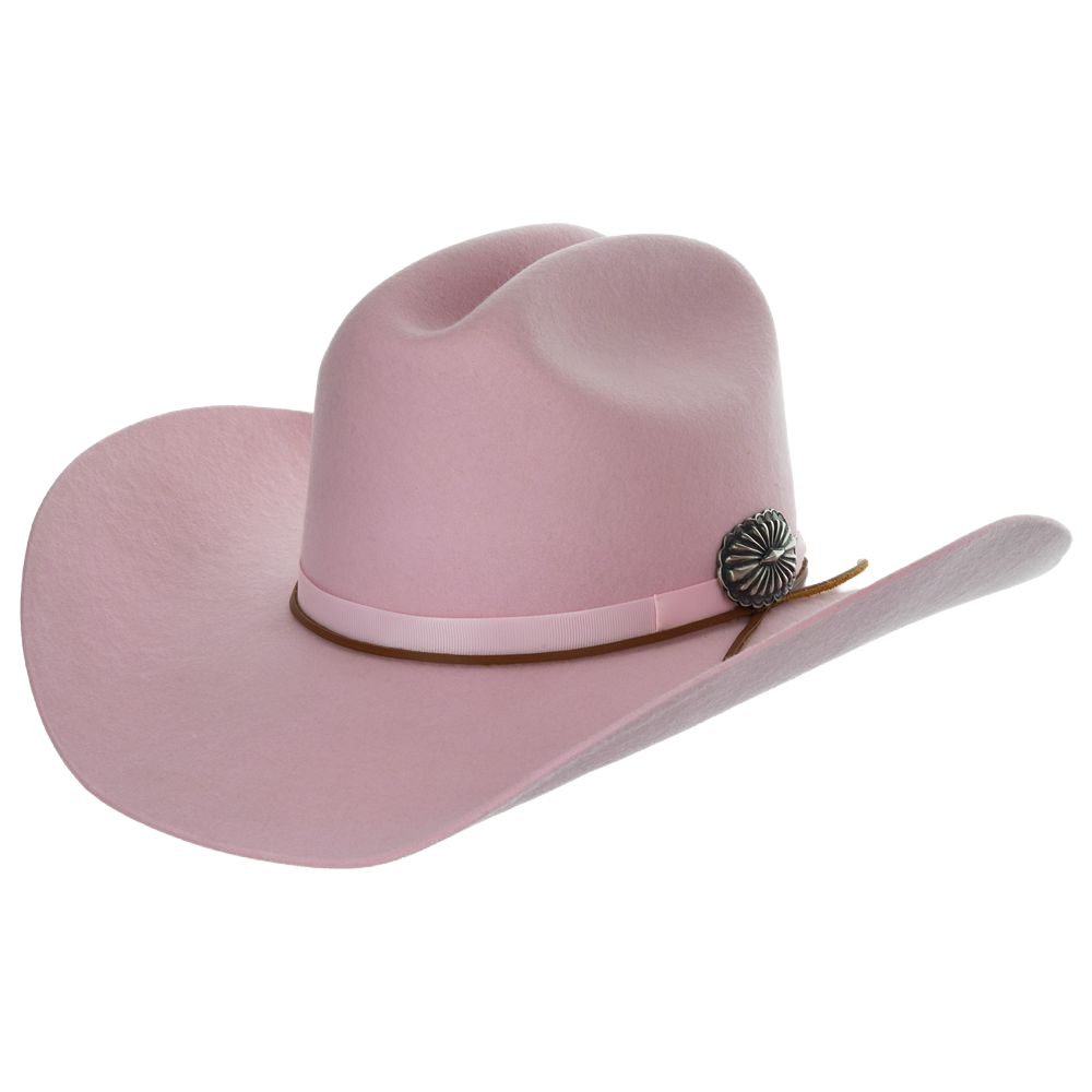 Justin Ladies Wyoming Light Pink Wool Felt Hat JUS11674-LTPNK