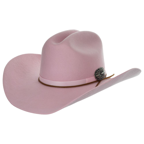 Justin Ladies Wyoming Light Pink Wool Felt Hat JUS11674-LTPNK