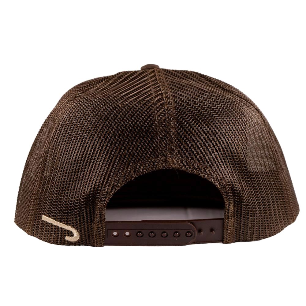 Lazy J Ranch Brown El Rancho Classic Rope Trucker Hat BROWN4-ELRNCHO-RWB