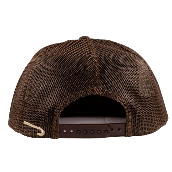 Lazy J Ranch Brown El Rancho Classic Rope Trucker Hat BROWN4-ELRNCHO-RWB