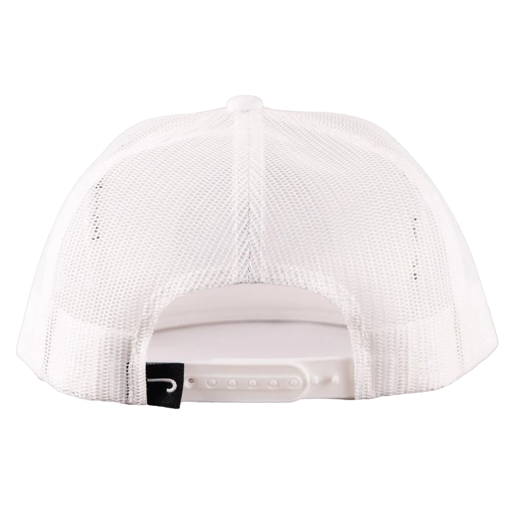 Lazy J Ranch White Olive Arrowhead Classic Trucker Hat WHITE4-AH-OLV