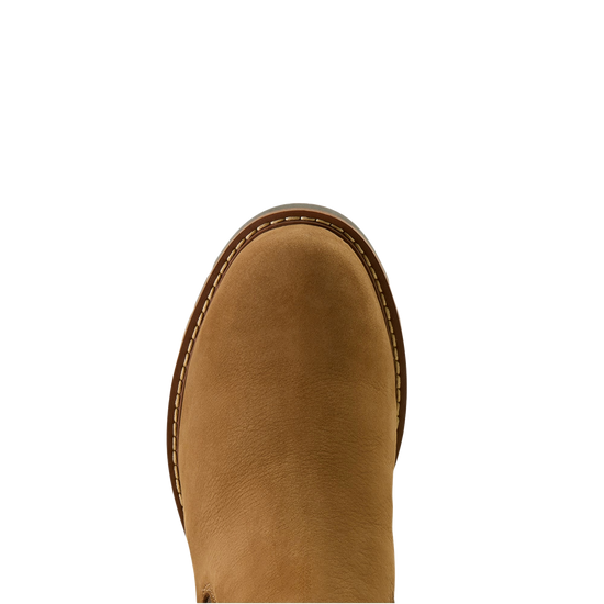 Ariat Ladies Wexford Sherpa Waterproof Amber Brown Chelsea Boots 10063876