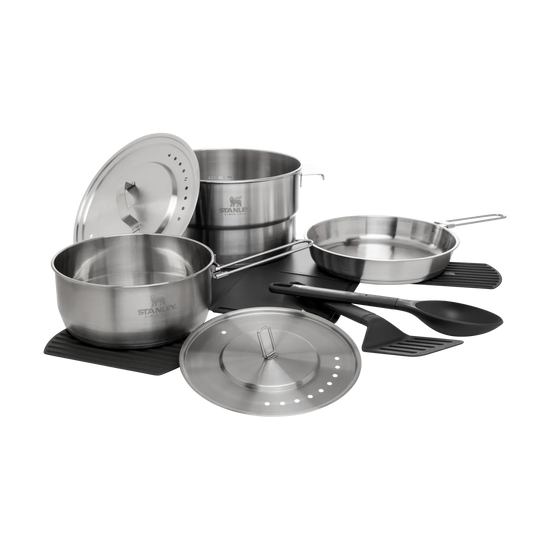 Stanley Even Heat Camp Pro Cook Stainless Steel Cook Set 10-09230