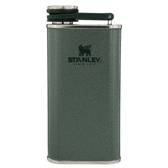 Stanley Classic Easy Fill Hammer Tone Green 8oz Flask 10-00837-122