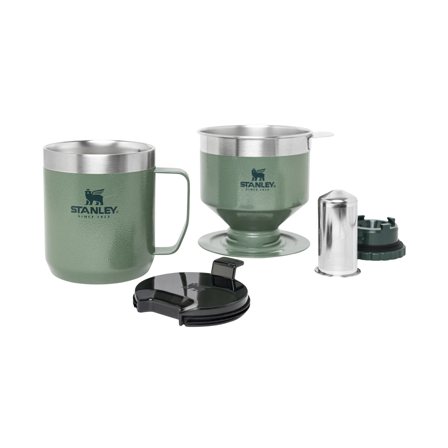 Stanley The Perfect-Brew Pour Over Hammer Tone Green Set 10-09566-310