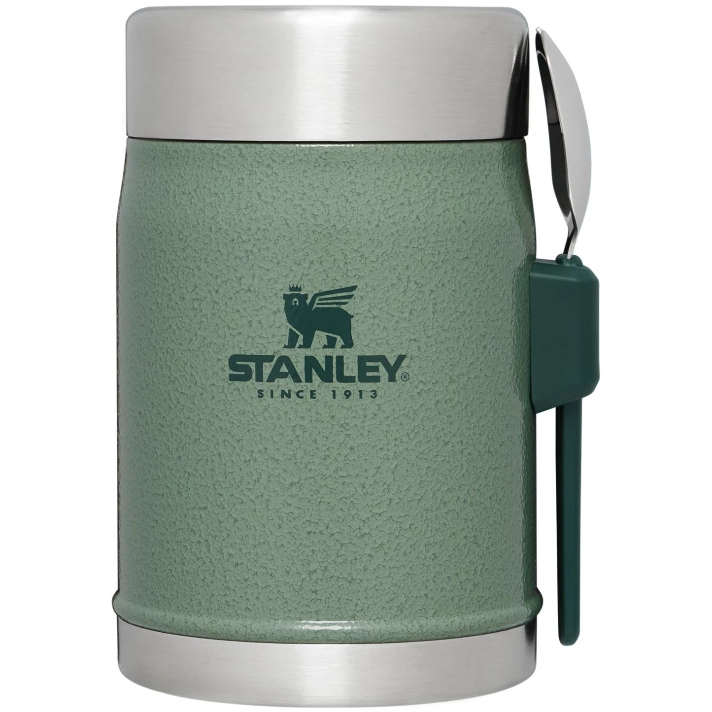 Stanley Legendary Classic Hammer Tone Green Food Jar + Spork 10-11353-310
