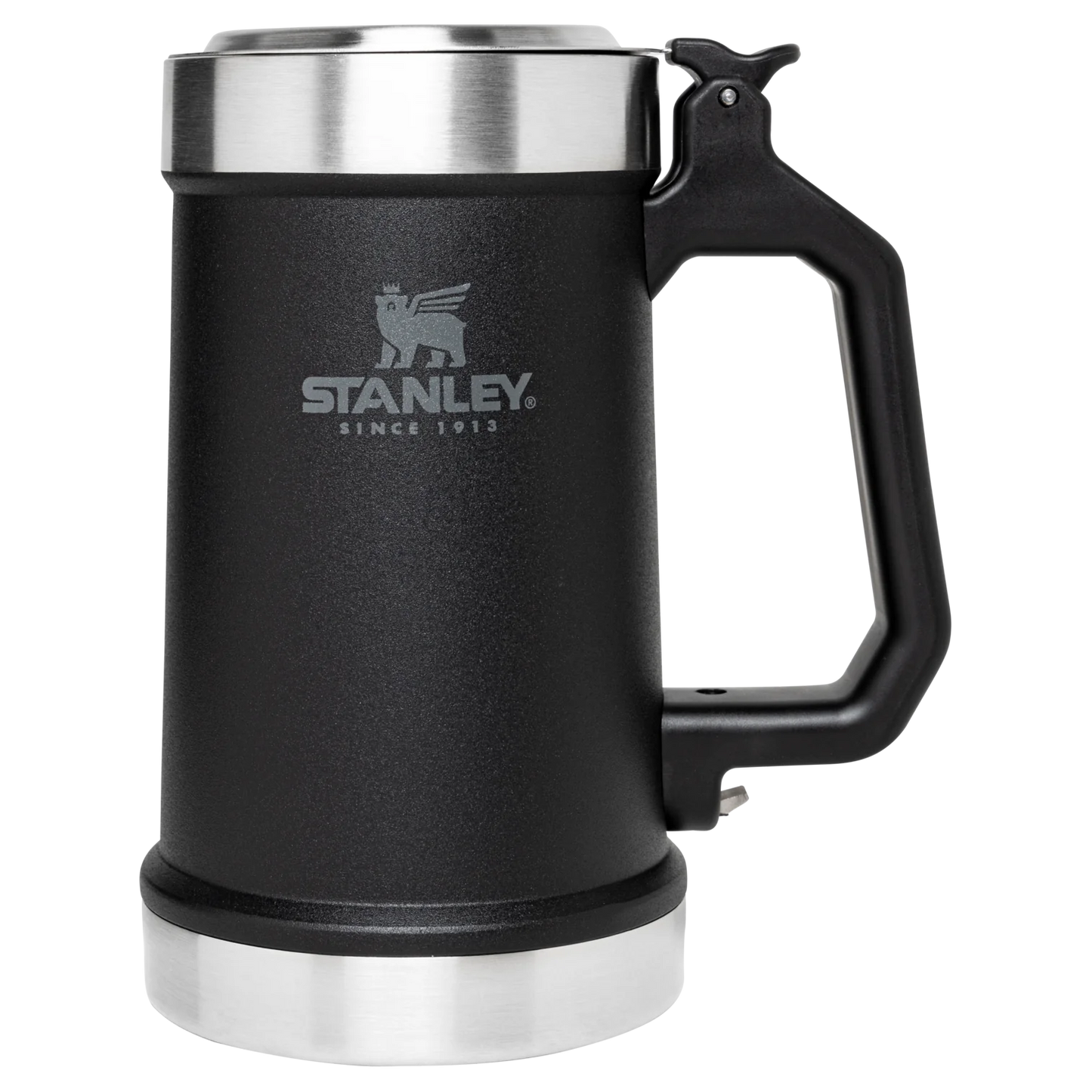 Stanley Classic Matte Black Bottle Opener Beer Stein 24 oz  10-09845-002