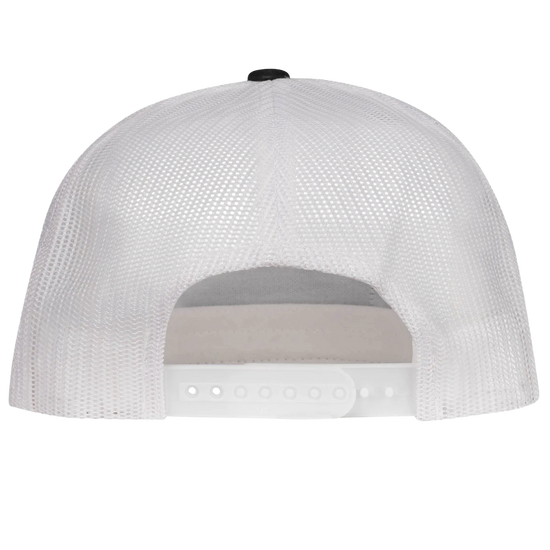 Lazy J Ranch Wear Classic Willow Cattle Headquarters Black Trucker Cap BLKWHT4WILL