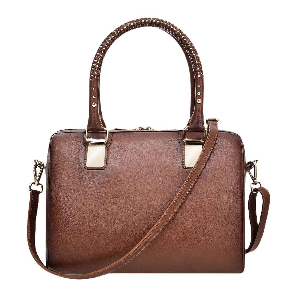 Cuadra Ladies Crystalized Brown Western Handbag DU352