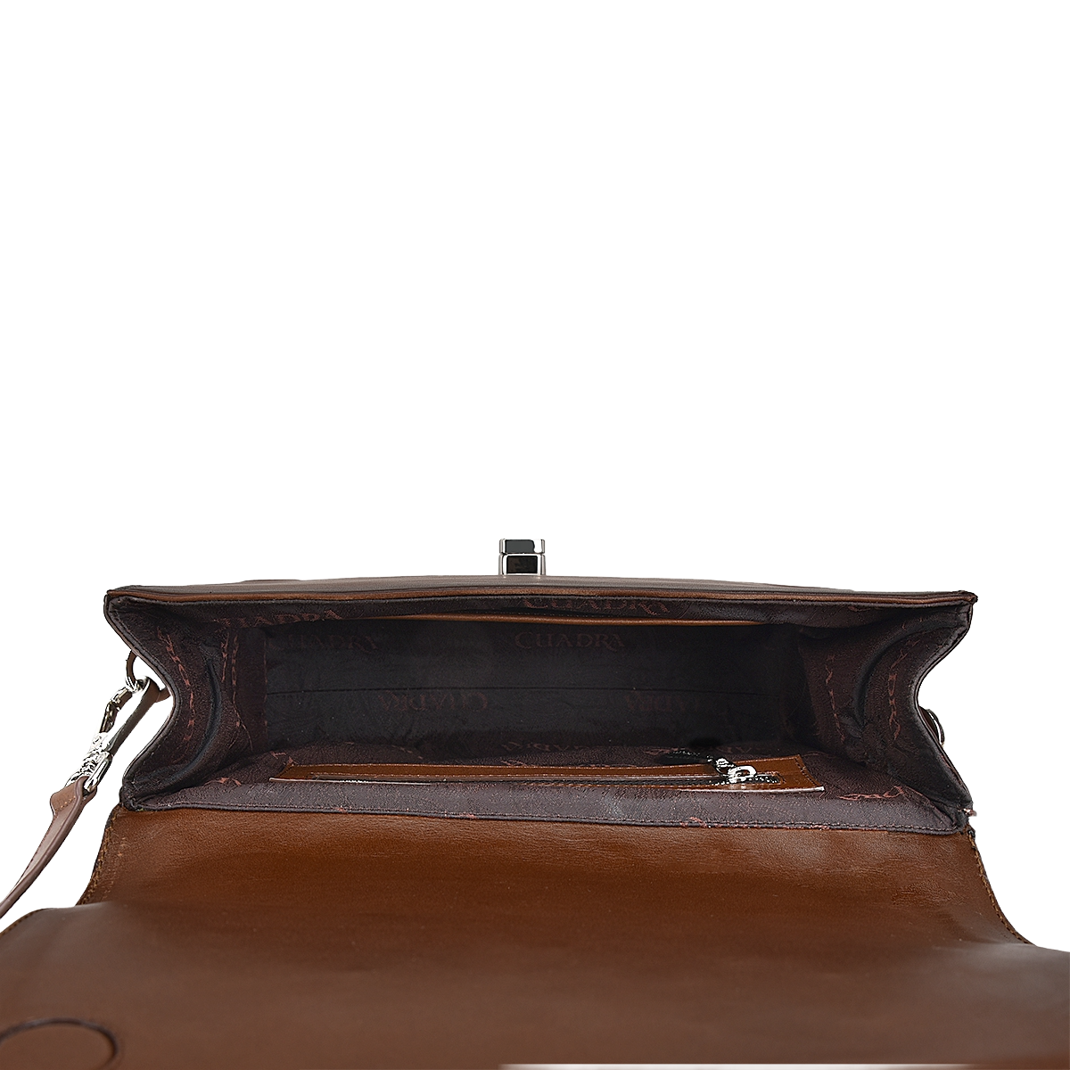 Cuadra Ladies Woven Crystalized Chocolate Brown Bag DU581