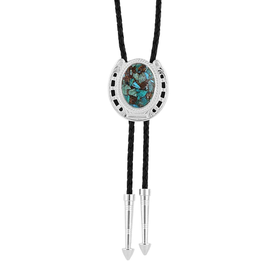Montana Silversmith The Pioneer's Turquoise Bolo Tie BT5150