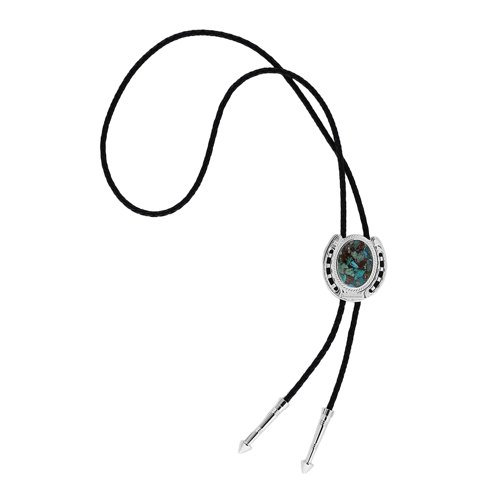Montana Silversmith The Pioneer's Turquoise Bolo Tie BT5150