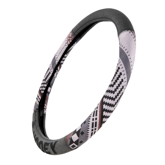 Hooey Baja Print Charcoal Steering Wheel Cover C000155290299