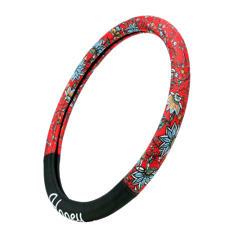 Hooey Riggin Grip Western Floral Red Steering Wheel Cover C000160160199