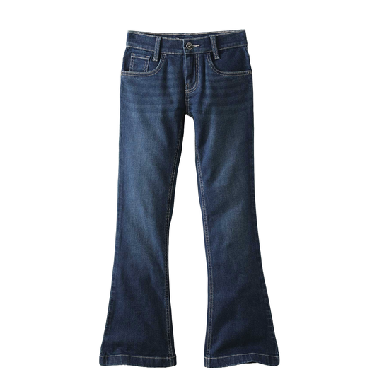Cruel Denim Little Girl's Stretchy Dark Stonewash Denim Trouser CB23061008
