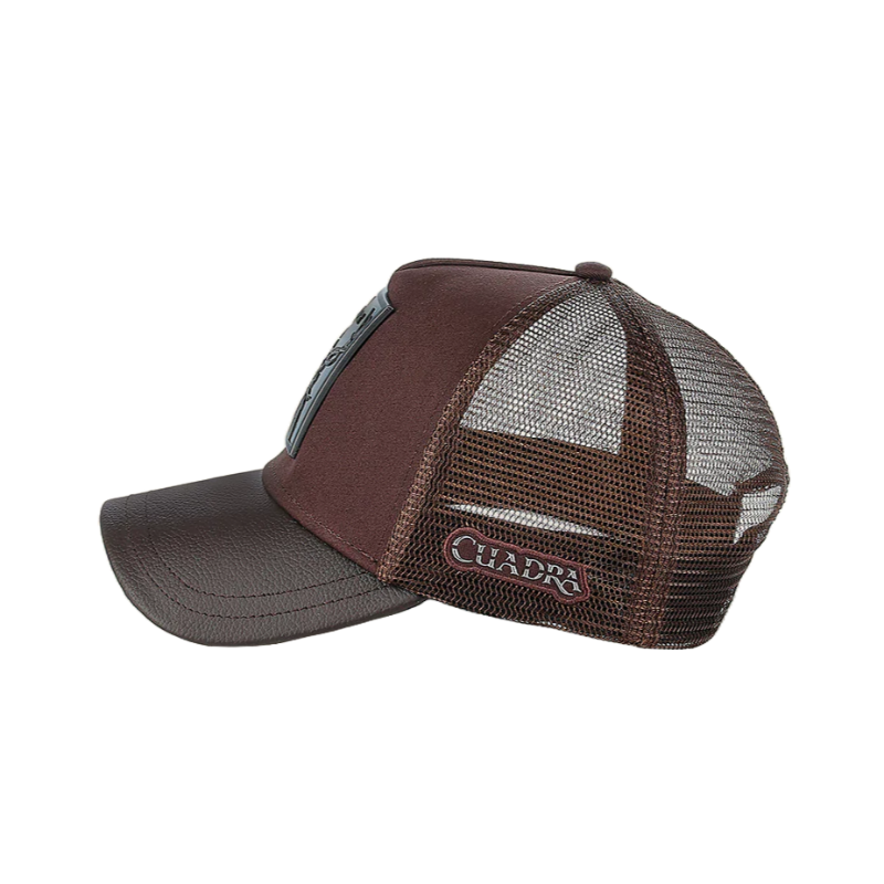 Cuadra Men's Deer Patch Chocolate Cap CC115