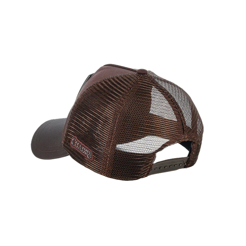 Cuadra Men's Deer Patch Chocolate Cap CC115
