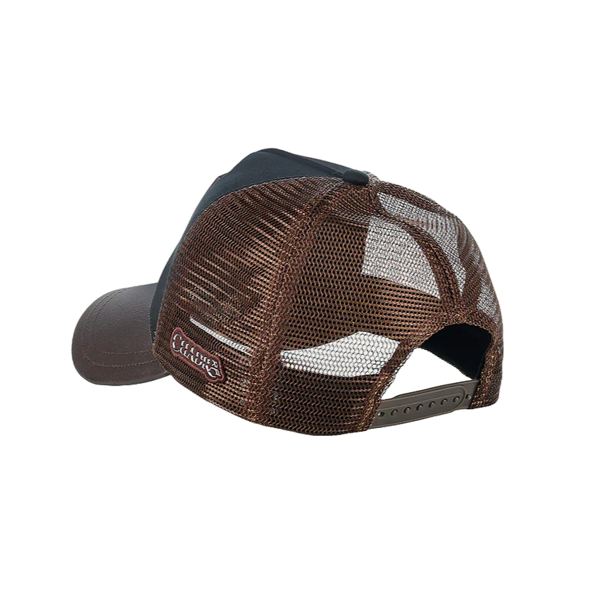 Cuadra Men's Caiman Patch Chocolate Cap CC117