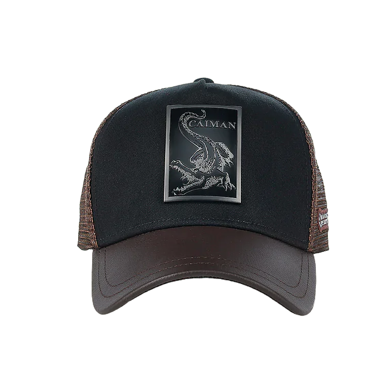 Cuadra Men's Caiman Patch Chocolate Cap CC117