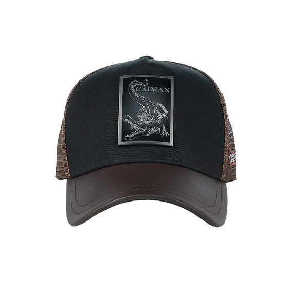 Cuadra Men's Caiman Patch Chocolate Cap CC117