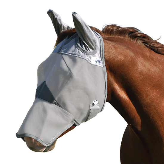 Cashel Crusader Fly Mask Long Nose with Ears Arab/Small Horse