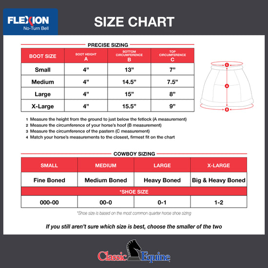 Classic Equine Flexion No-Turn Bell Boot