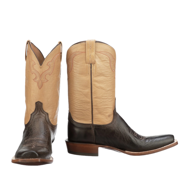 LUCCHESE ORGNALS MENS WESTERN COWBOY BOOTS BLACK LE… - Gem LUCCHESE ORGNALS MENS WESTERN COWBOY BOOTS BLACK LE… - Gem