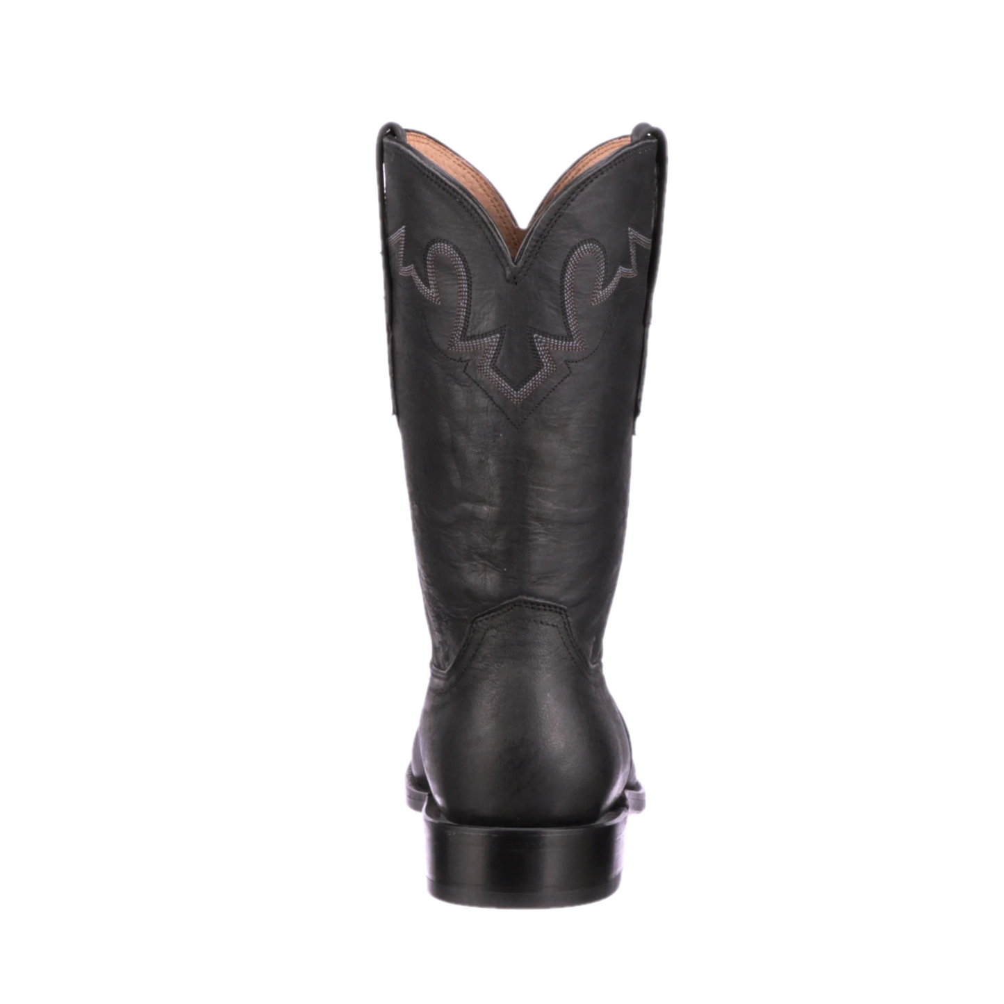 Sunset Roper Lucchese Men's Sunset Roper Black Leather Boots CL6505