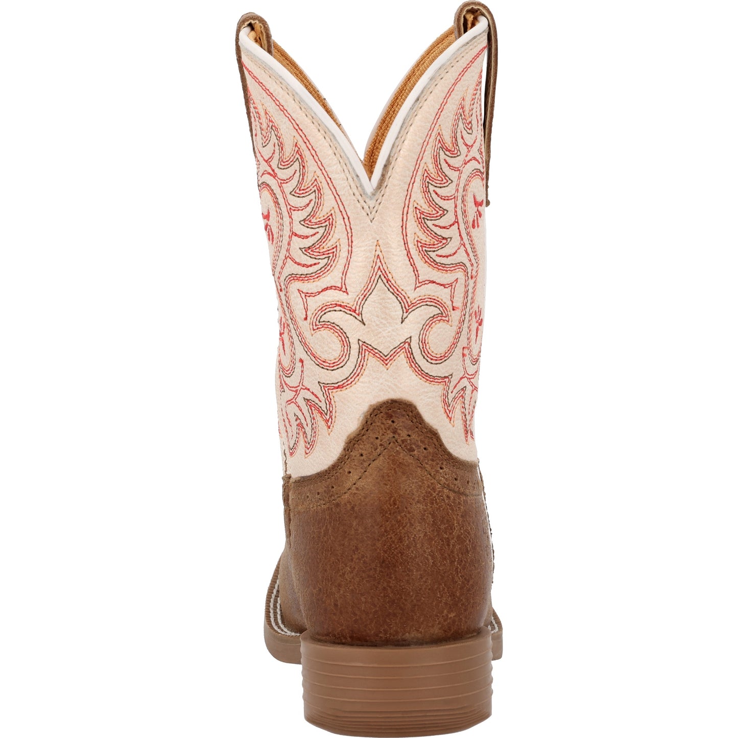 Durango Little Girl's Shyloh Metallic Peach & Tan Western Boot DBT0253C