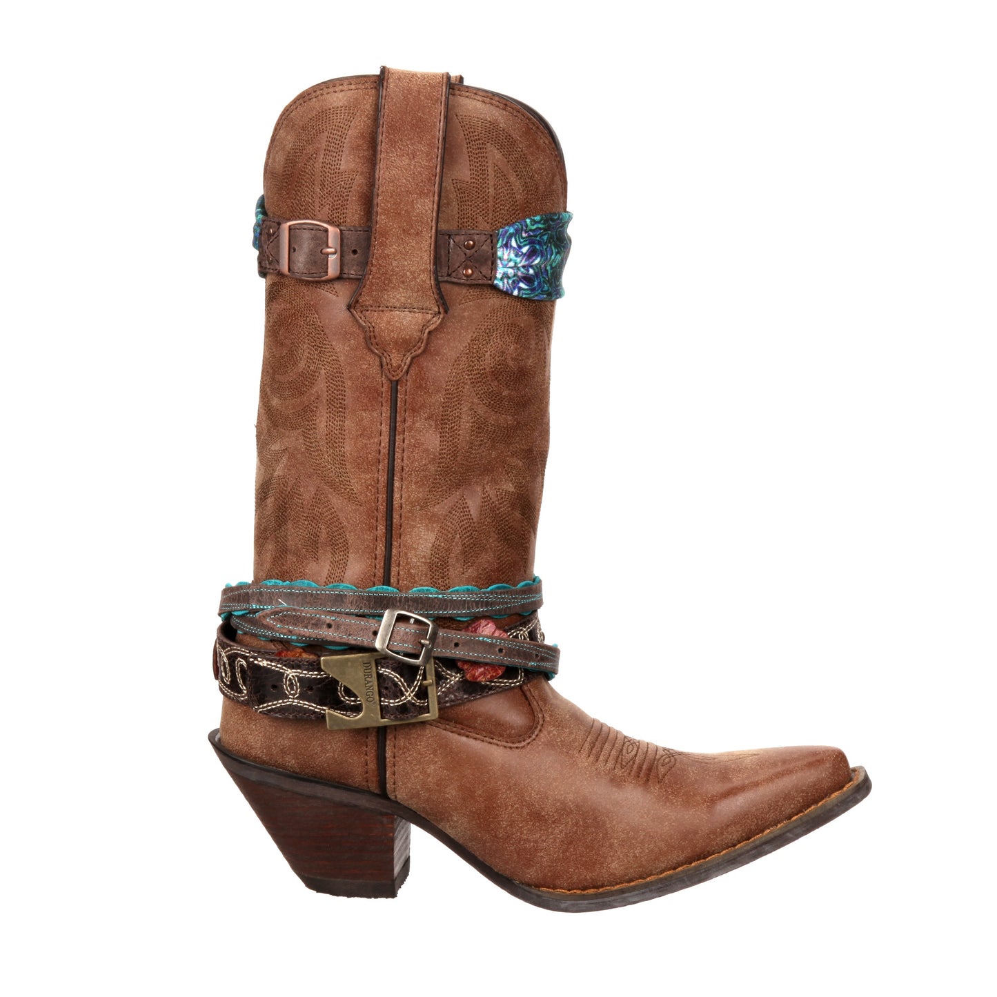Durango Ladies Crush Accessorize Brown Western Boot DCRD145
