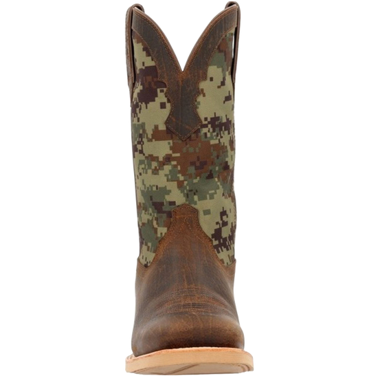 Durango Men's Rebel Pro™ Green Digi Camo & Hickory Brown Western Boot DDB0396