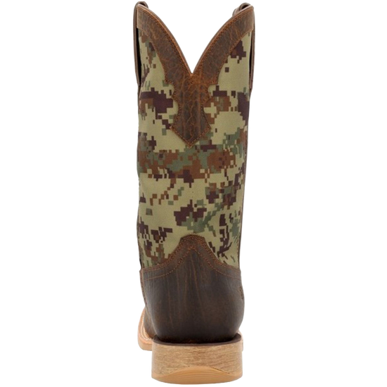 Durango Men's Rebel Pro™ Green Digi Camo & Hickory Brown Western Boot DDB0396