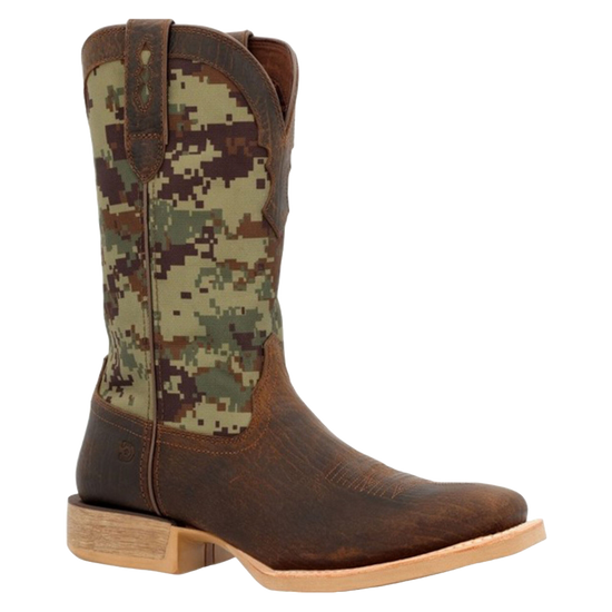 Durango Men's Rebel Pro™ Green Digi Camo & Hickory Brown Western Boot DDB0396