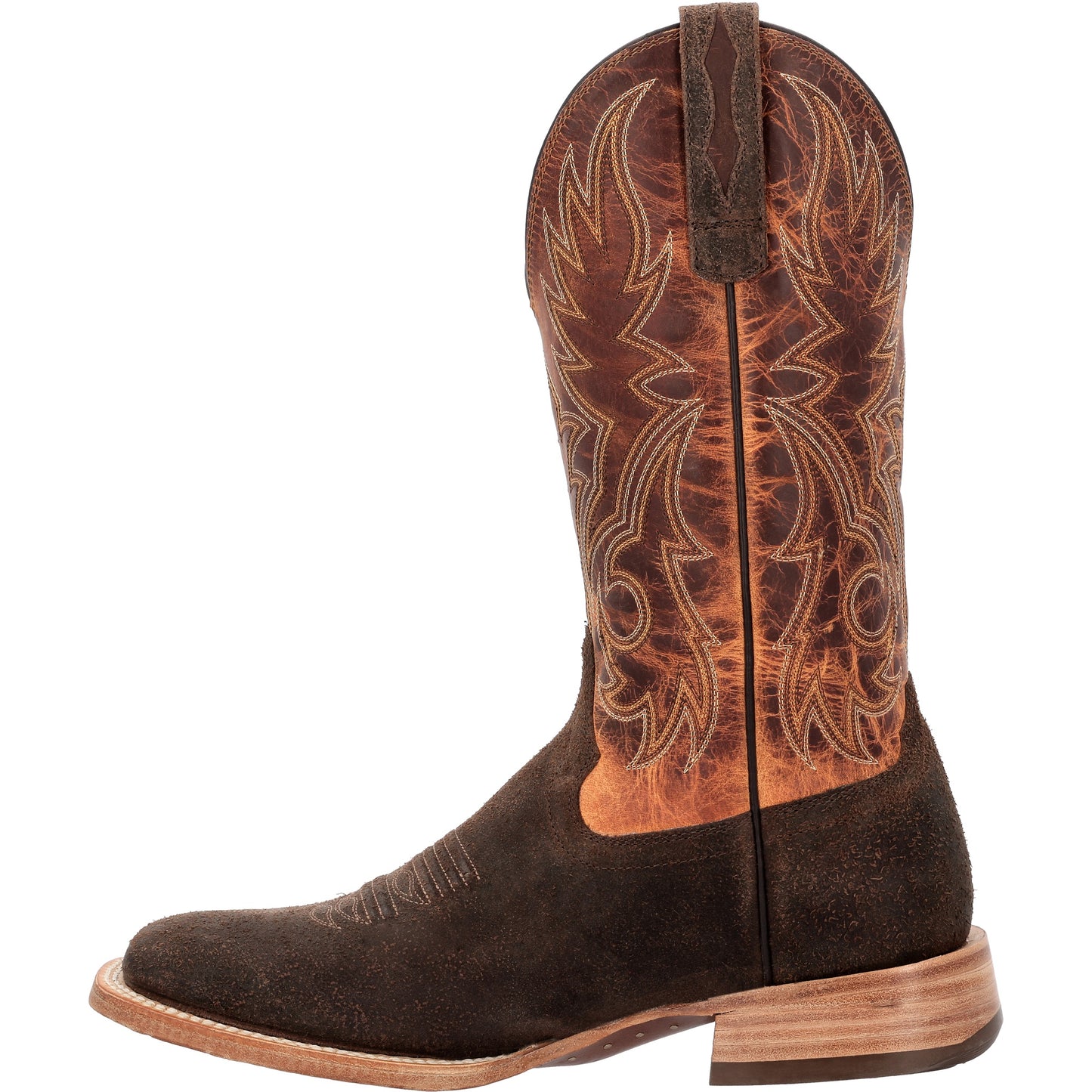 Durango Men's Embroidered Dark Brown Western Boot DDB0513