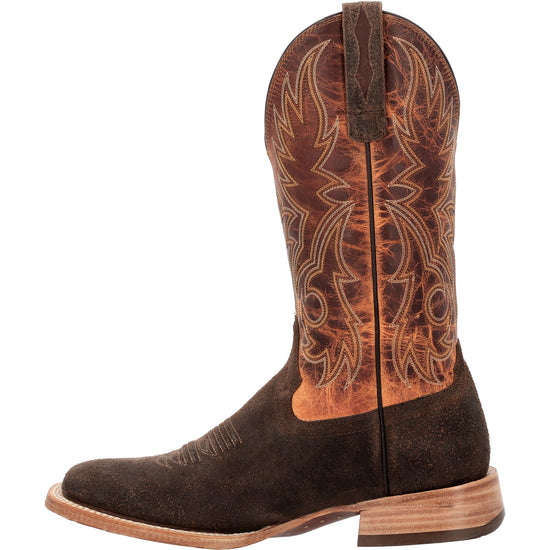 Durango Men's Embroidered Dark Brown Western Boot DDB0513